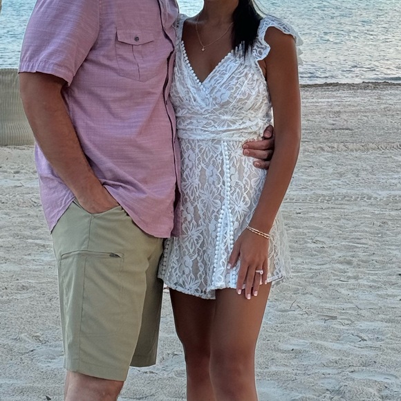 Hello Molly White Romper - Picture 4 of 4